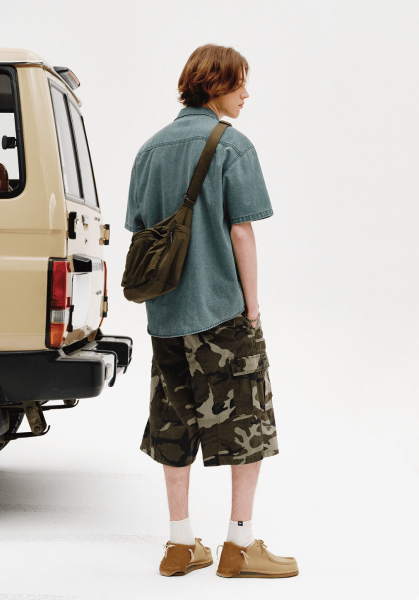 short sleeve denim shirt N5179 - ファッション通販 NNine(ナイン)