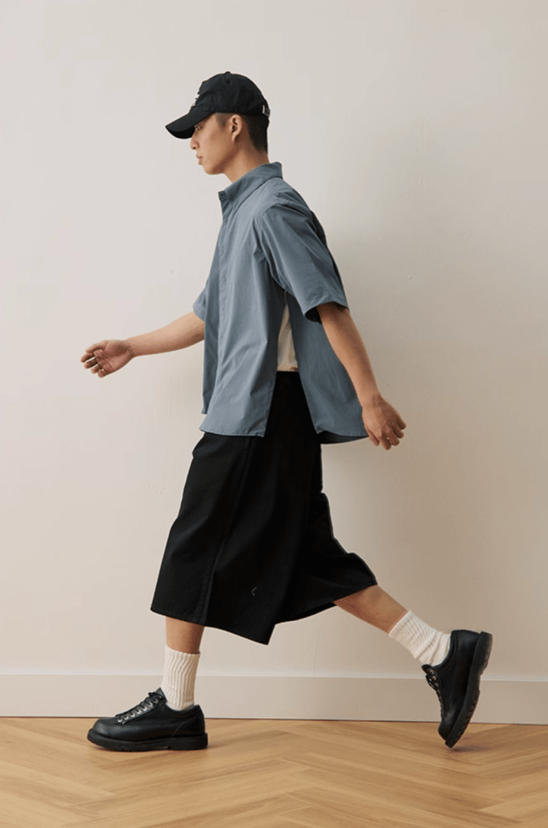 side slit casual shirt N5311 - ファッション通販 NNine(ナイン)