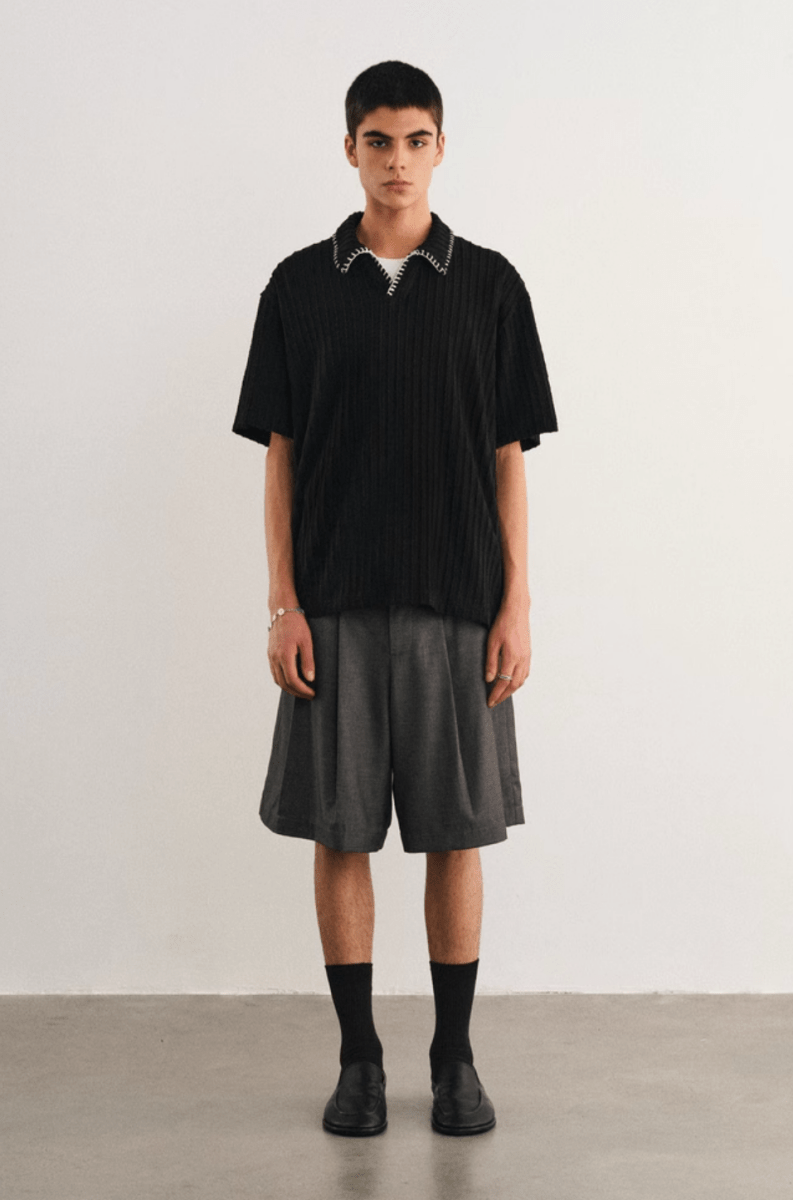 skipper polo shirt N5231 - ファッション通販 NNine(ナイン)
