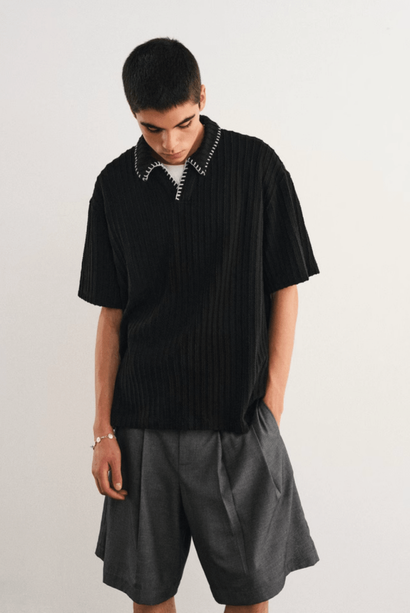 skipper polo shirt N5231 - ファッション通販 NNine(ナイン)