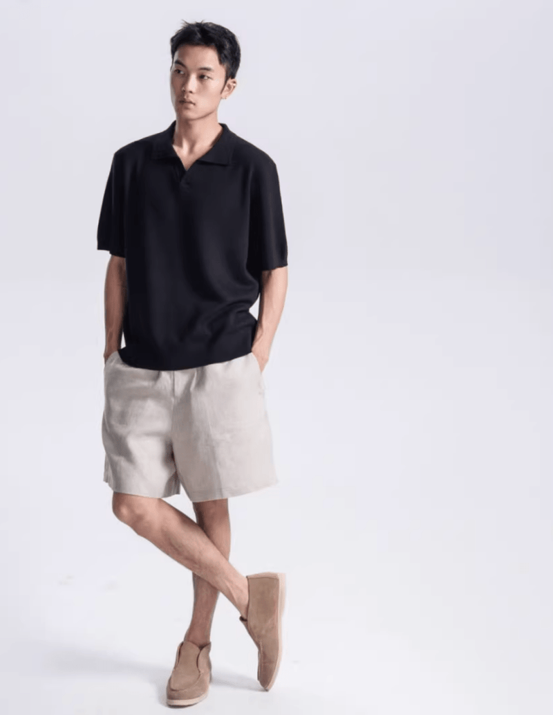 スキッパーポロシャツ 高級混紡素材 / Skipper Polo Shirt N5547 - ファッション通販NNine（ナイン）