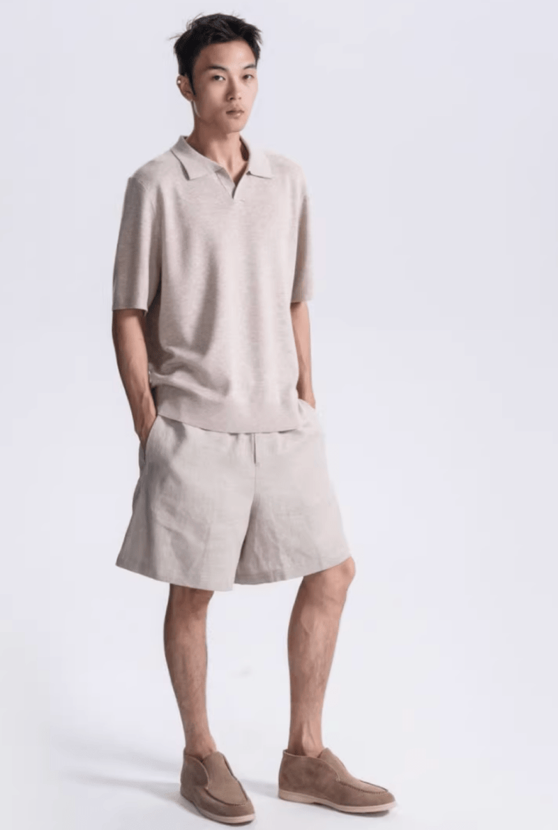スキッパーポロシャツ 高級混紡素材 / Skipper Polo Shirt N5547 - ファッション通販NNine（ナイン）