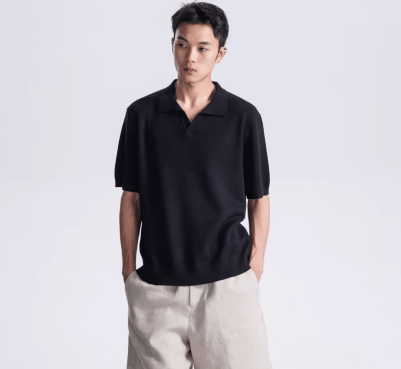 スキッパーポロシャツ 高級混紡素材 / Skipper Polo Shirt N5547 - ファッション通販NNine（ナイン）