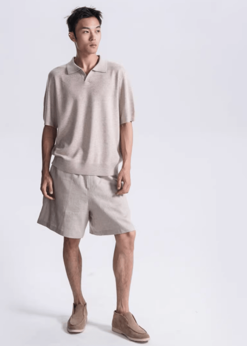 スキッパーポロシャツ 高級混紡素材 / Skipper Polo Shirt N5547 - ファッション通販NNine（ナイン）