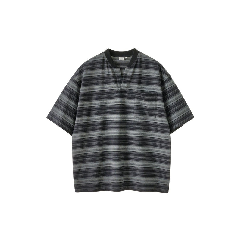 skipper striped t - shirt / スキッパボーダーT N3804 - NNine