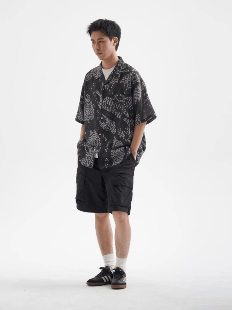 Snake Print Open Collar Shirt / スネーク柄 開襟シャツ 半袖 アニマル N5358 - ファッション通販 NNine(ナイン)