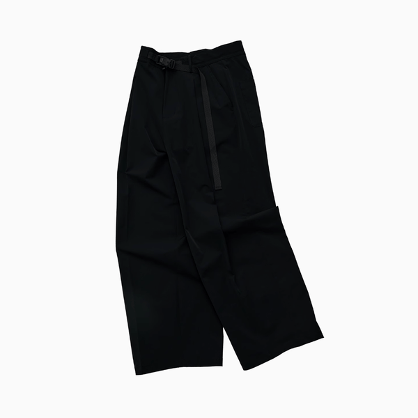 【SOLOTEX繊維】straight belt pants N5128 - ファッション通販 NNine(ナイン)