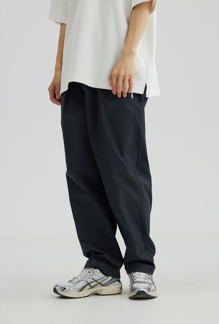 【SORONA】tapered chino pants single pleat N3566 - NNine