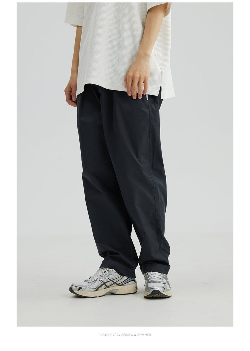 【SORONA】tapered chino pants single pleat N3566 - NNine