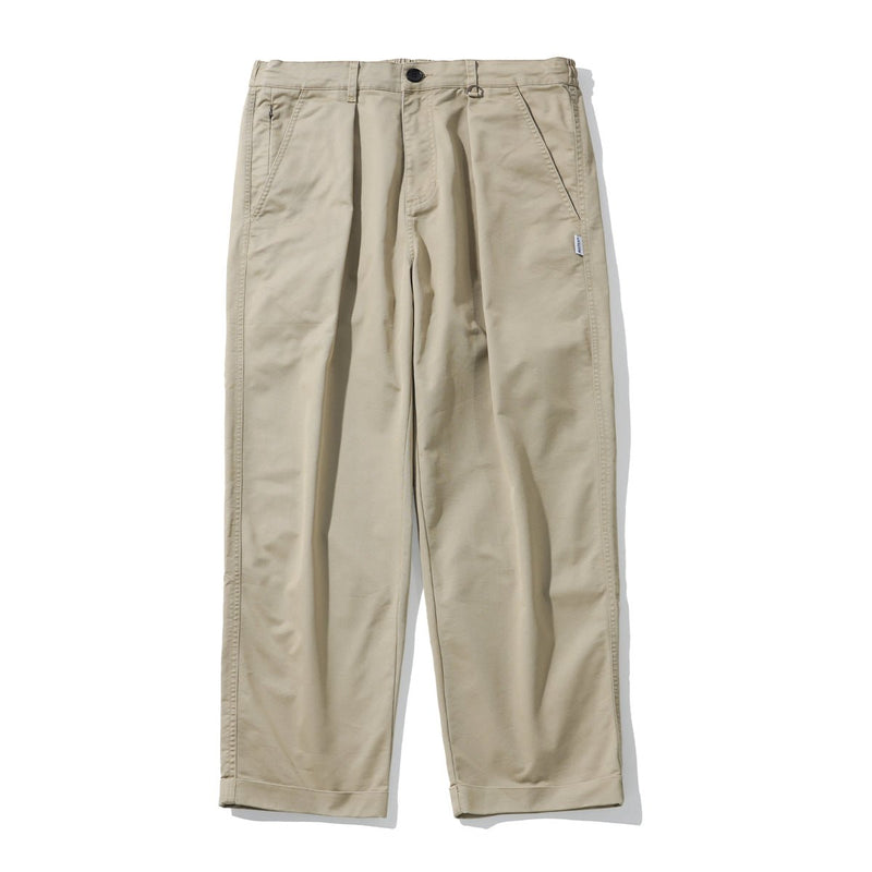 【SORONA】tapered chino pants single pleat N3566 - NNine