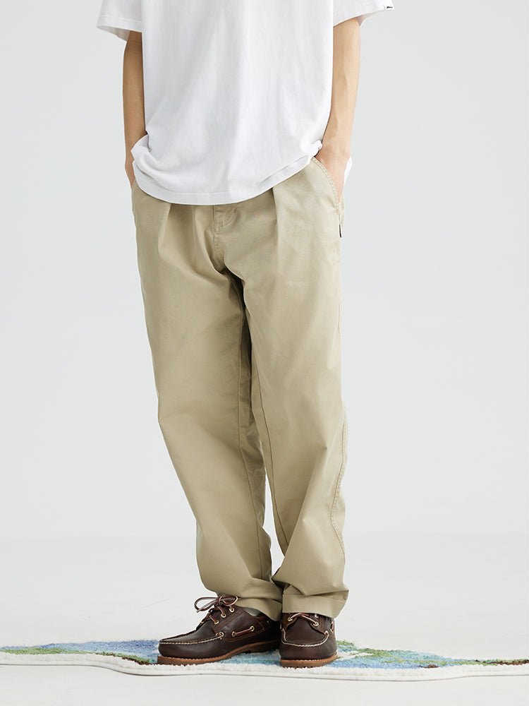 【SORONA】tapered chino pants single pleat N3566 - NNine