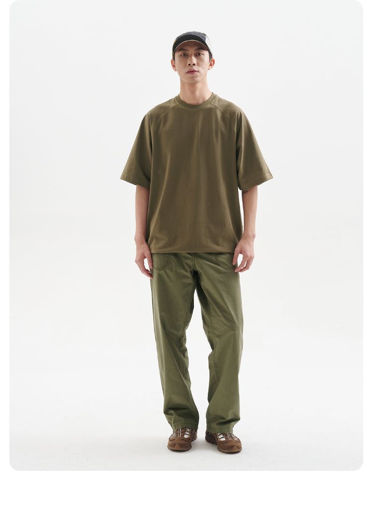 【吸湿速乾SORONA】UPF50+ draw cord T - shirt N3730 - NNine