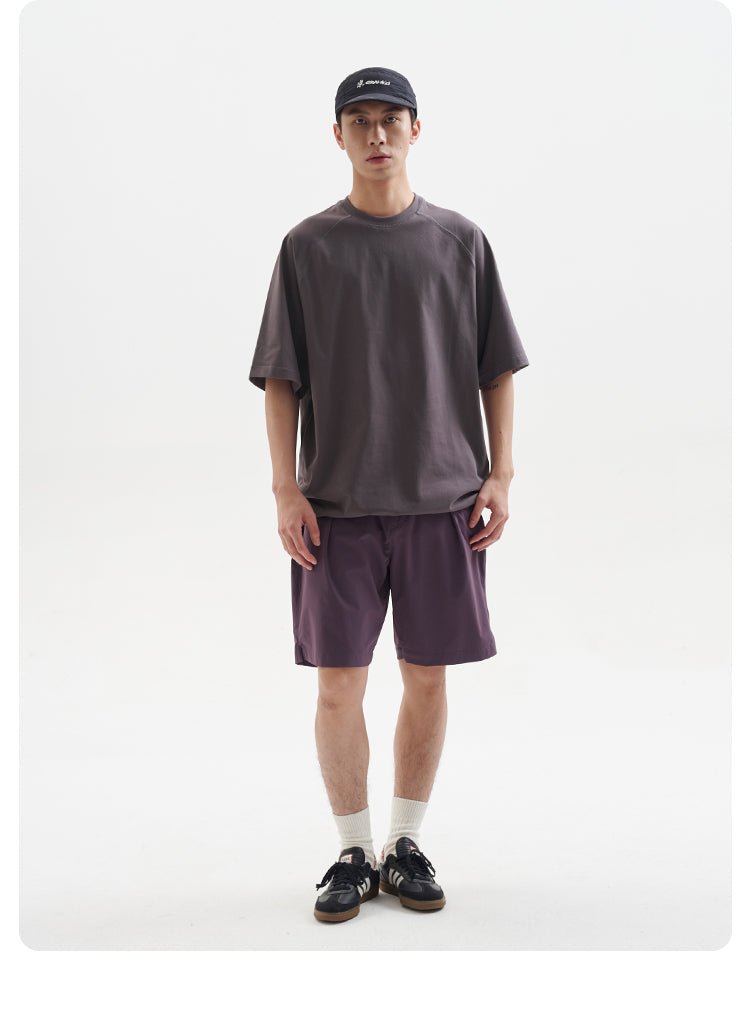 【吸湿速乾SORONA】UPF50+ draw cord T - shirt N3730 - NNine