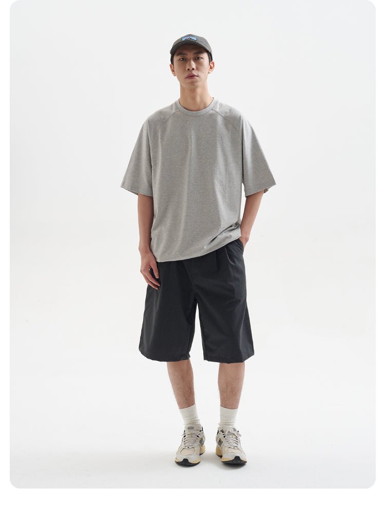 【吸湿速乾SORONA】UPF50+ draw cord T - shirt N3730 - NNine
