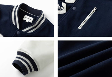 stadium jumper / embroidered jumper with sleeve padding N4501