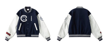 stadium jumper / embroidered jumper with sleeve padding N4501