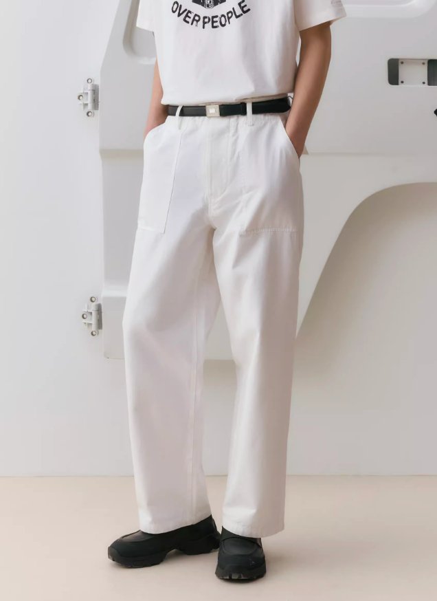 【耐久性◎】straight work pants N3654 - NNine