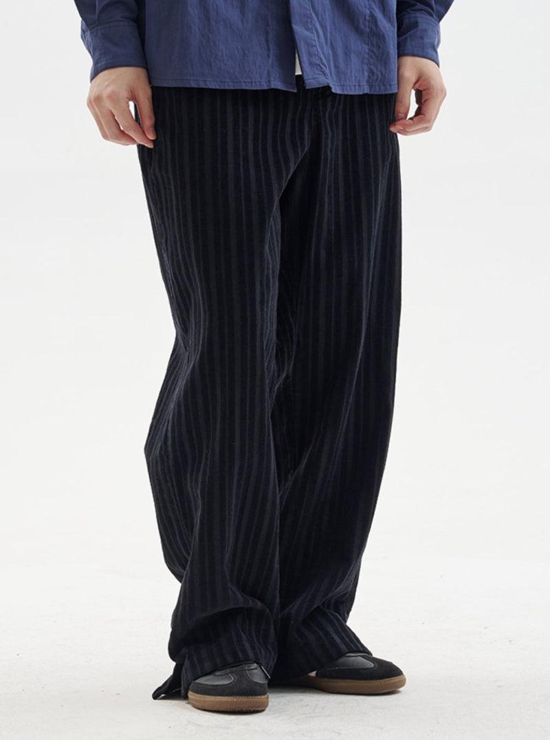 【コーデュロイ】striped corduroy trousers N4614 - NNine