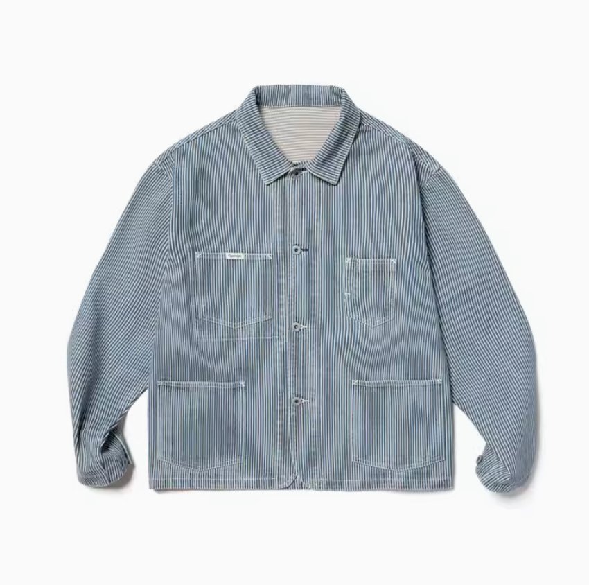 striped retro work jacket N3316 - NNine