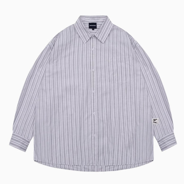 定番 striped-shirt-n4260- トップス