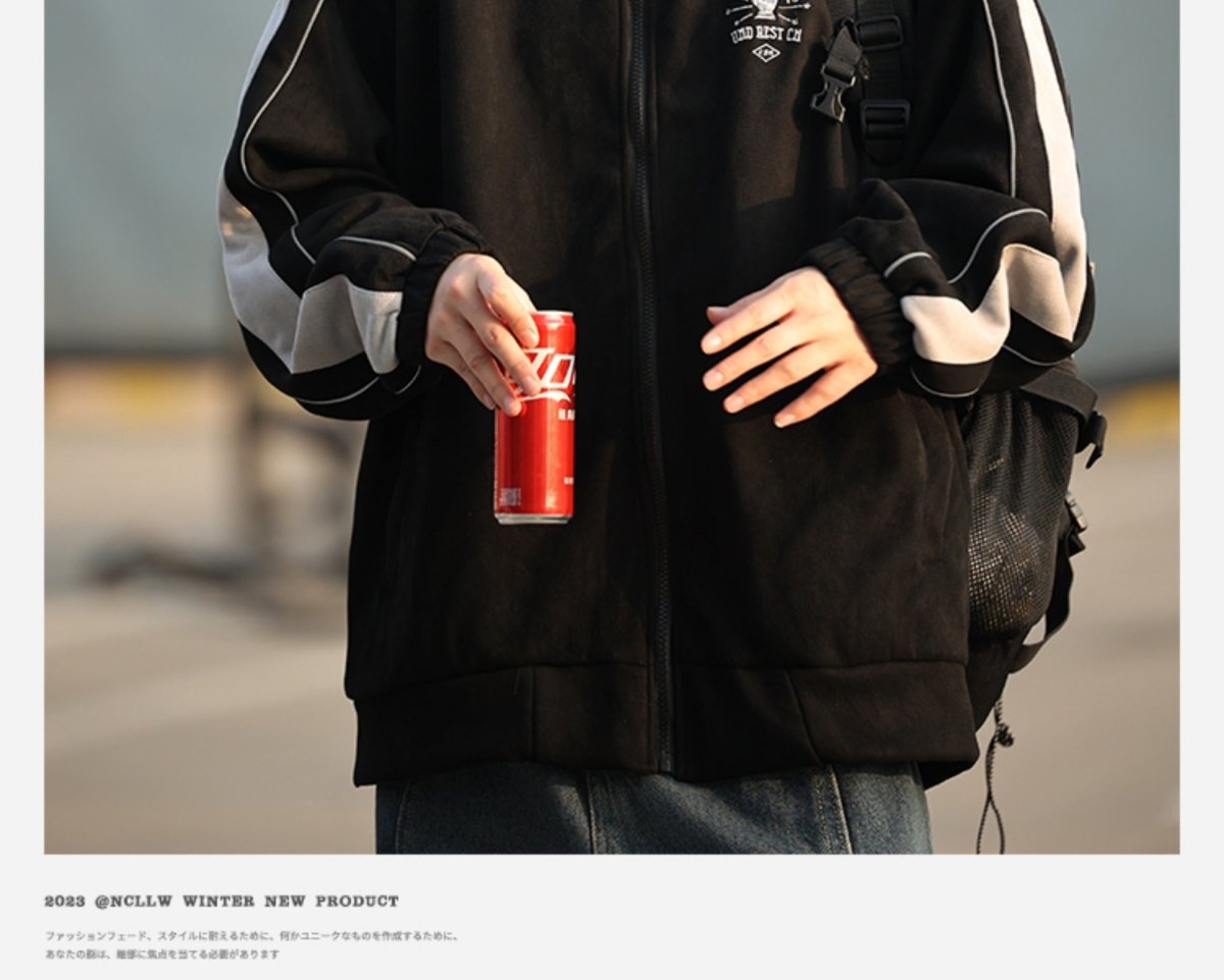 Suede fabric track jacket　NW365 - NNine