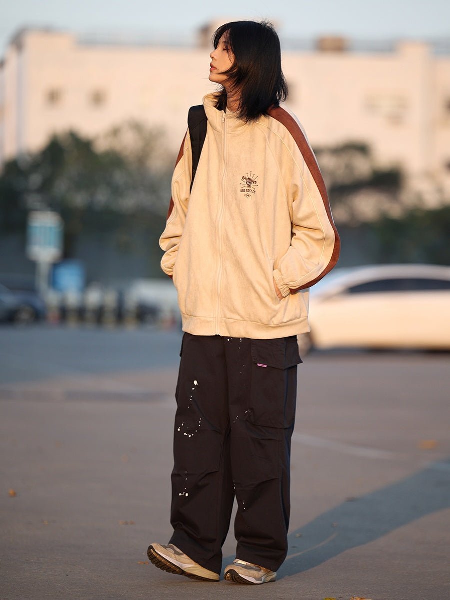 Suede fabric track jacket　NW365 - NNine