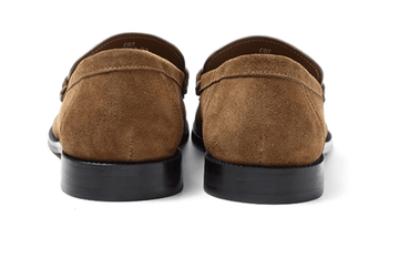 スエードローファー メンズ レディース 本革 天然素材｜Suede LOAFERS