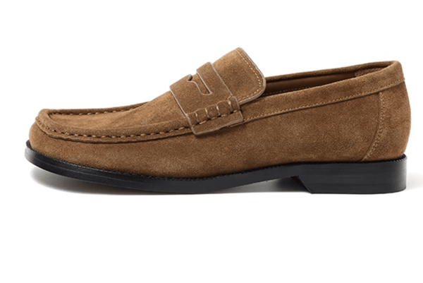スエードローファー メンズ レディース 本革 天然素材｜Suede LOAFERS N5317