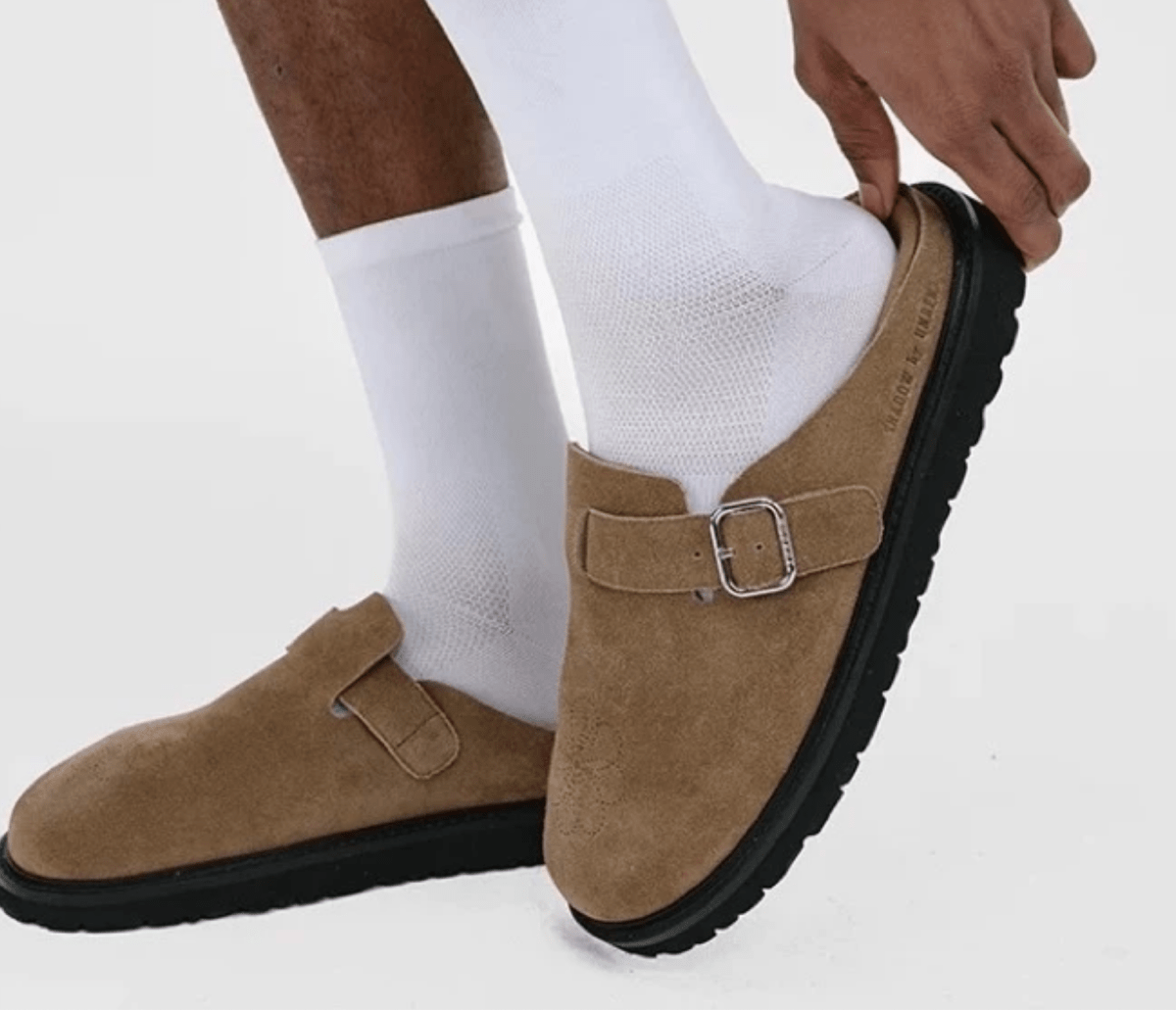 Suede Mule Slippers Platform Sole / スエード ミュール スリッパ 厚底 N5341 - ファッション通販 NNine(ナイン)
