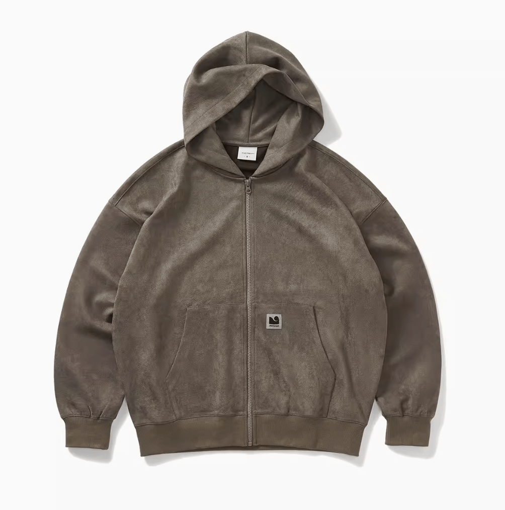 suede zip hoodie N3968 - ファッション通販 NNine(ナイン)