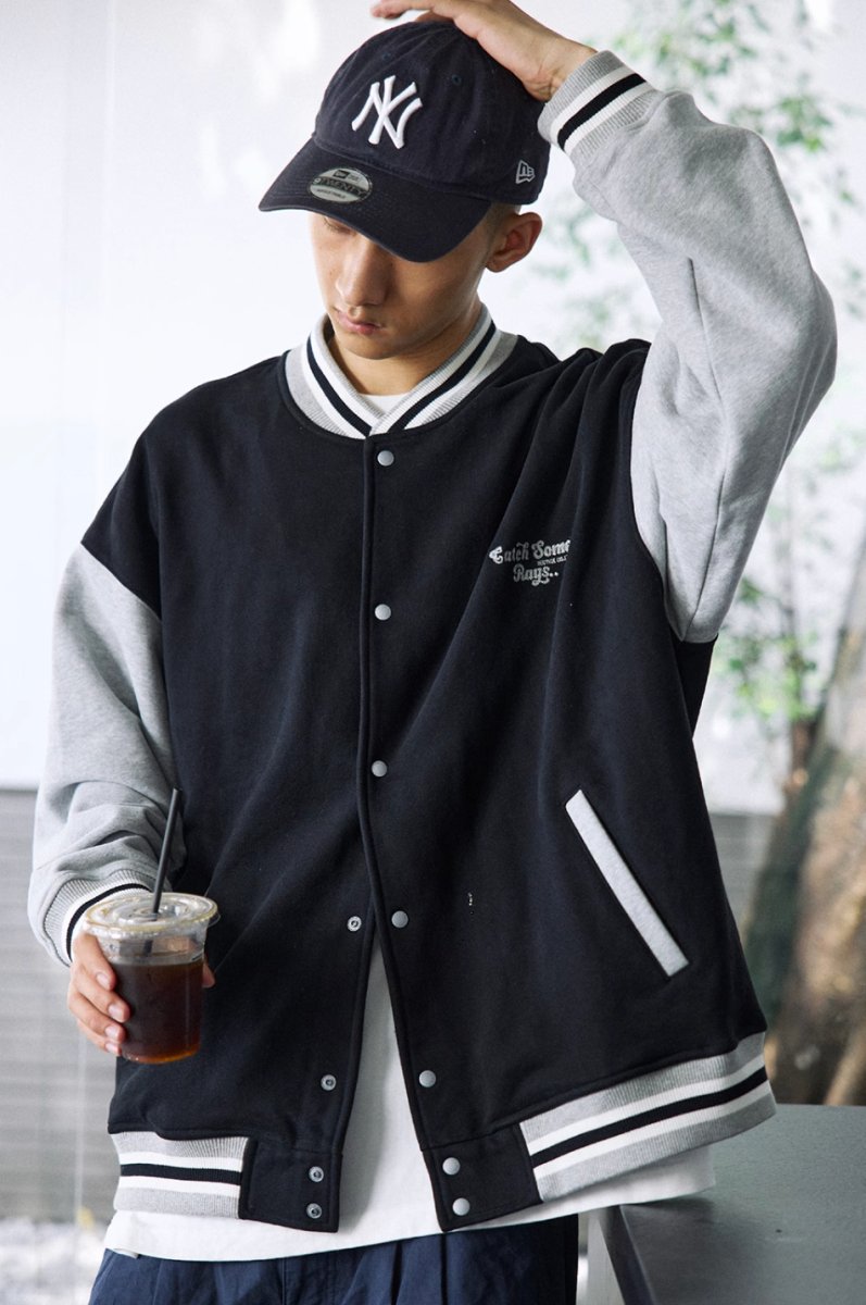 sweat baseball jumper / 遠赤外線効果繊維ジャンパー N4491 - NNine