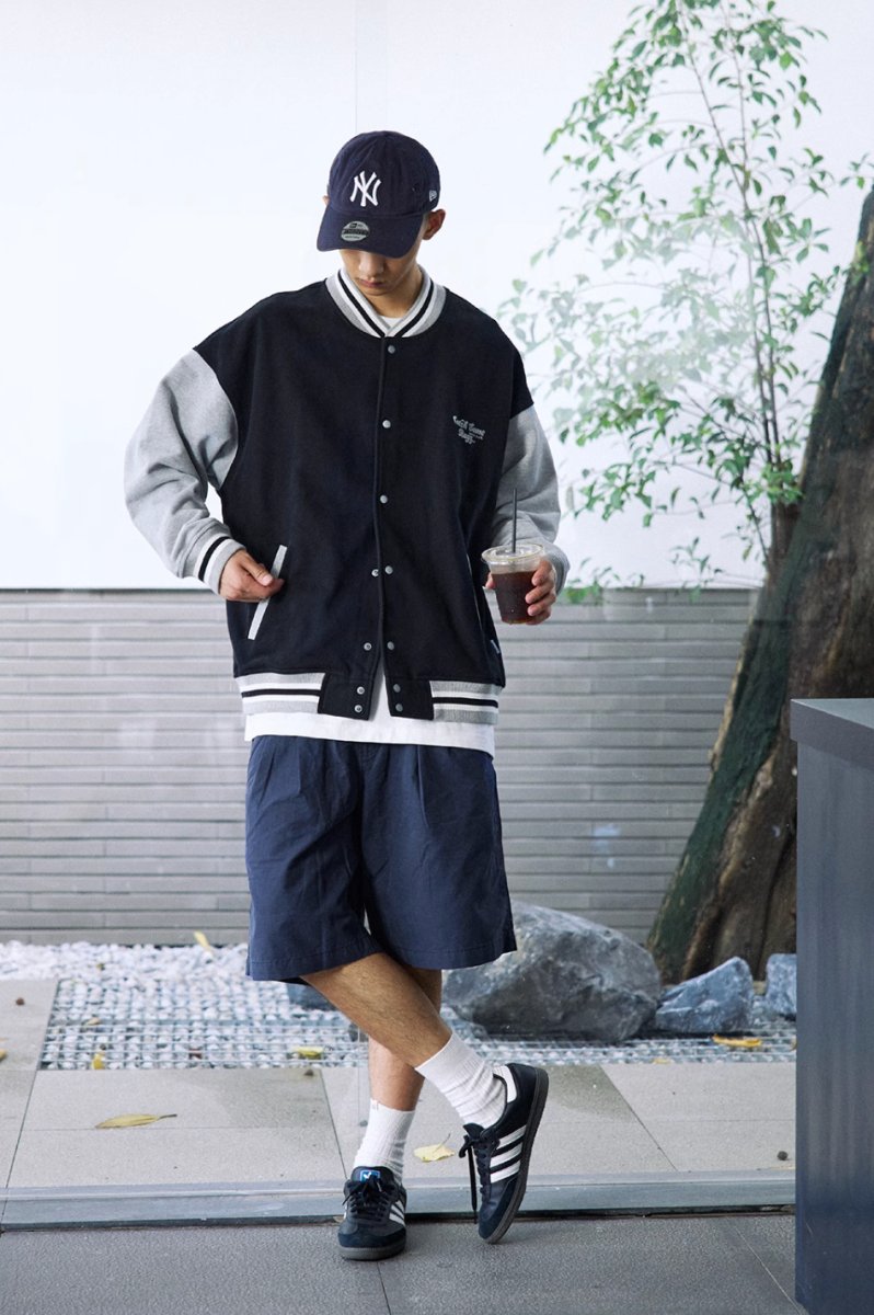 sweat baseball jumper / 遠赤外線効果繊維ジャンパー N4491 - NNine