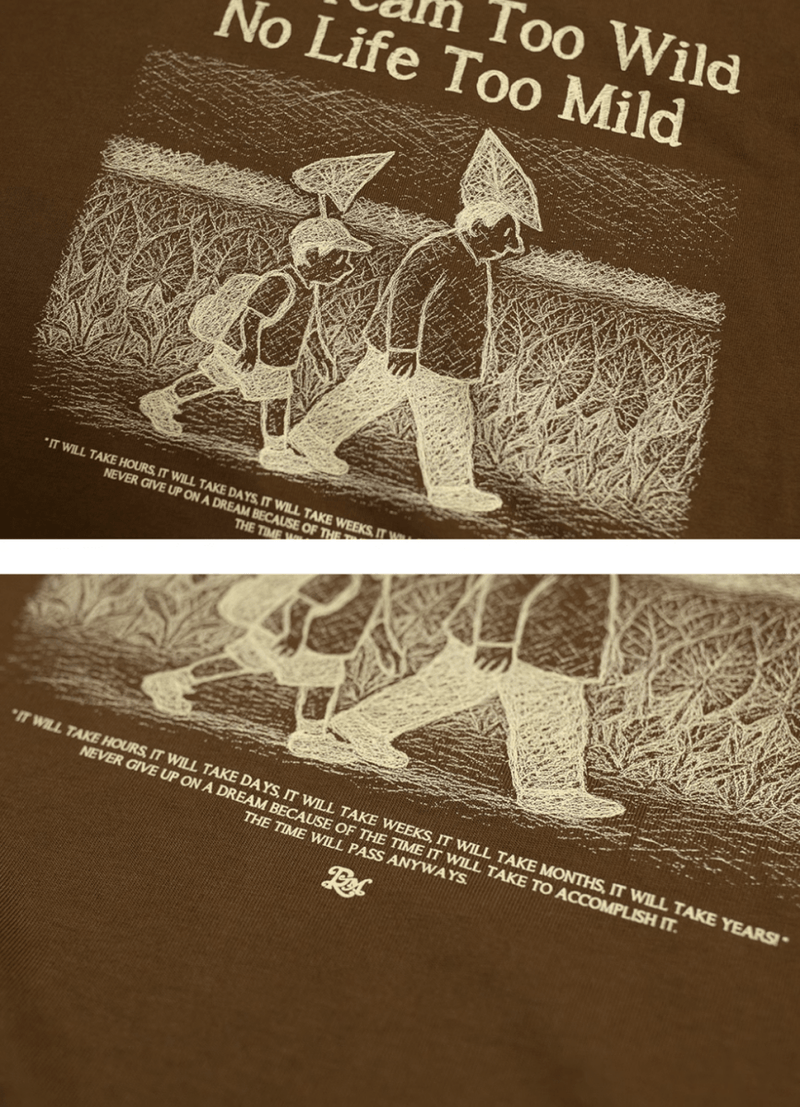 マイルドライフプリントTシャツ コットン100% / Mild Life Print T-shirt N5507 - ファッション通販NNine（ナイン）
