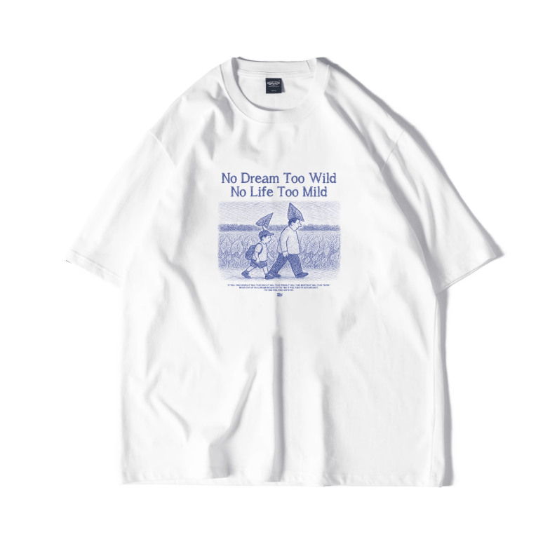 マイルドライフプリントTシャツ コットン100% / Mild Life Print T-shirt N5507