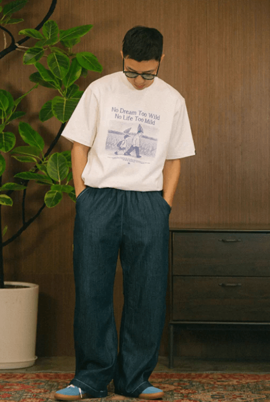 マイルドライフプリントTシャツ コットン100% / Mild Life Print T-shirt N5507 - ファッション通販NNine（ナイン）