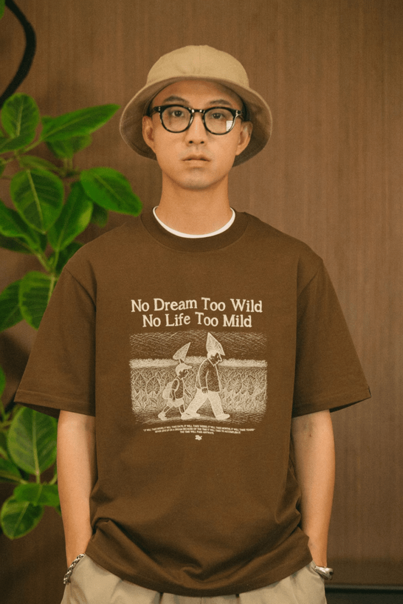 マイルドライフプリントTシャツ コットン100% / Mild Life Print T-shirt N5507 - ファッション通販NNine（ナイン）