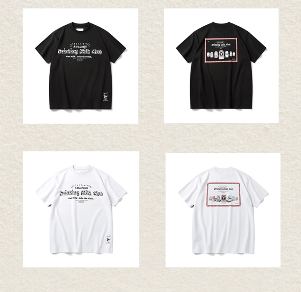 【遊び心満載】メンズ 半袖 Tシャツ ミルクボックスプリント 綿100% | MILK BOX PRINT TEE N5397 - ファッション通販 NNine(ナイン)