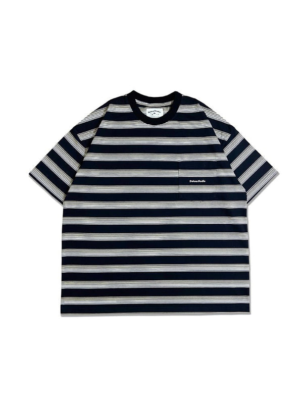 レトロボーダーTシャツ メンズ レディース 綿100% 半袖｜Retro Border T - SHIRT N4180 - メンズファッション通販 NNine(ナイン)