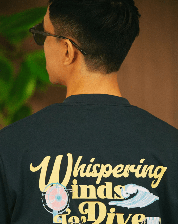 サマーバックプリントTシャツ コットン100% / Summer Back Print T-shirt N5506 - ファッション通販NNine（ナイン）
