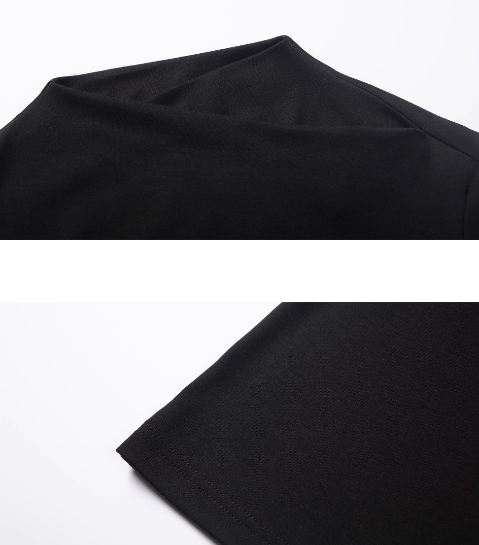 伸縮性スリムTシャツ テンセル混紡 / Elastic Slim T-shirt N5562 - ファッション通販NNine（ナイン）