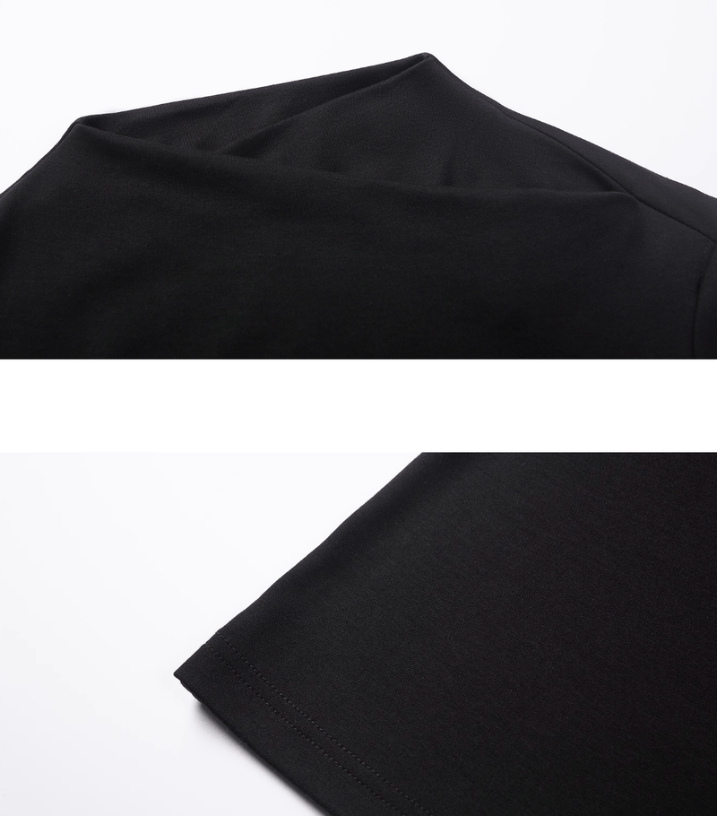 伸縮性スリムTシャツ テンセル混紡 / Elastic Slim T-shirt N5562 - ファッション通販NNine（ナイン）