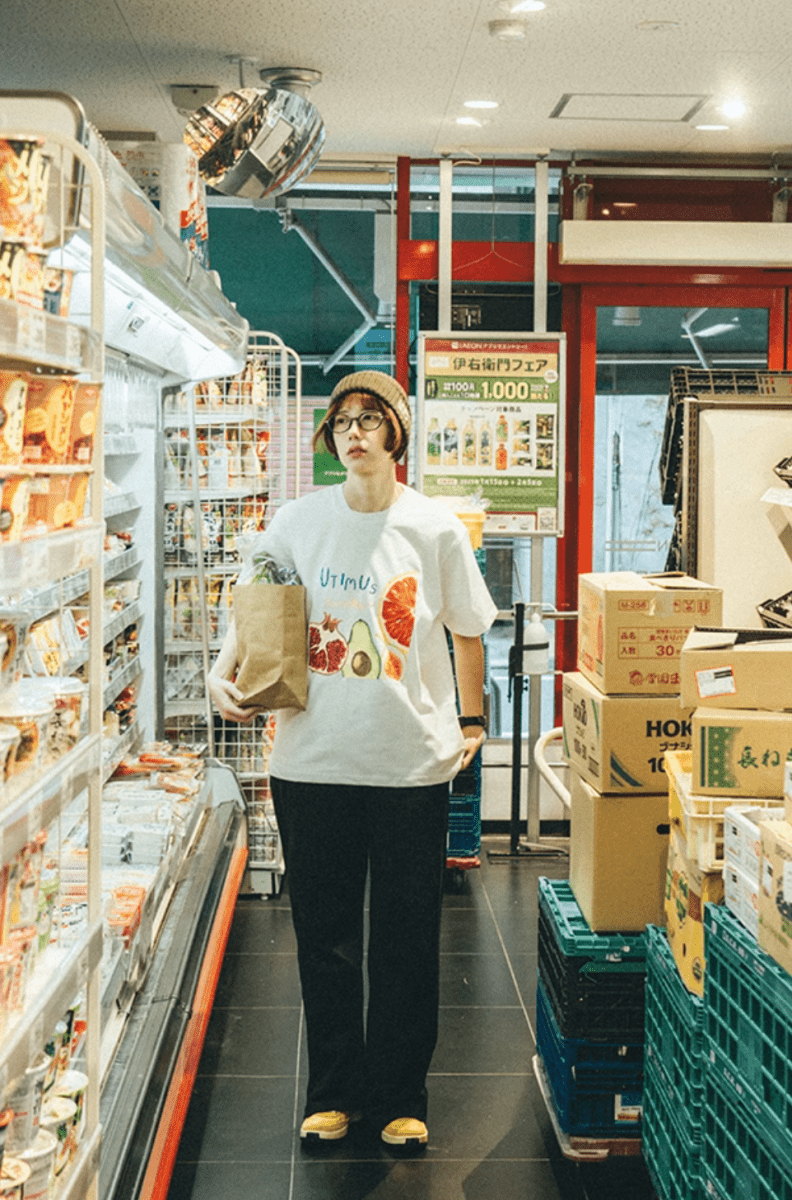 フルーツプリントTシャツ メンズ レディース 綿混素材｜Fruit Print T - SHIRT N5318 - メンズファッション通販 NNine(ナイン)