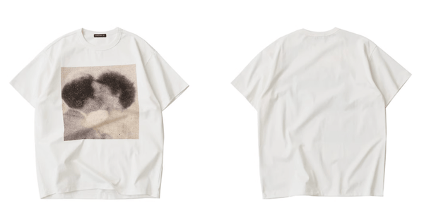 グラフィックプリント オーバーサイズ 半袖 Tシャツ / Graphic print t-shirt N5575 - ファッション通販NNine（ナイン）