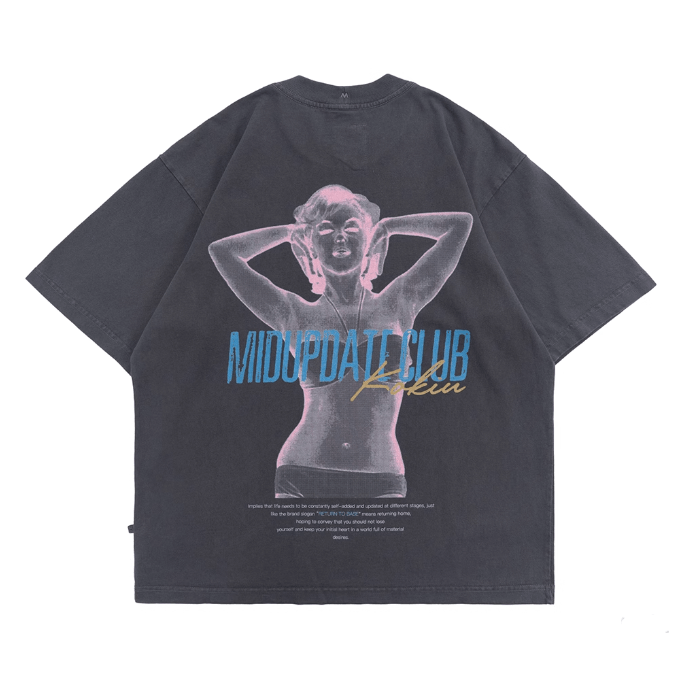 インクジェットバックプリントTシャツ / Inkjet Back Print T-shirt N5516 - ファッション通販NNine（ナイン）