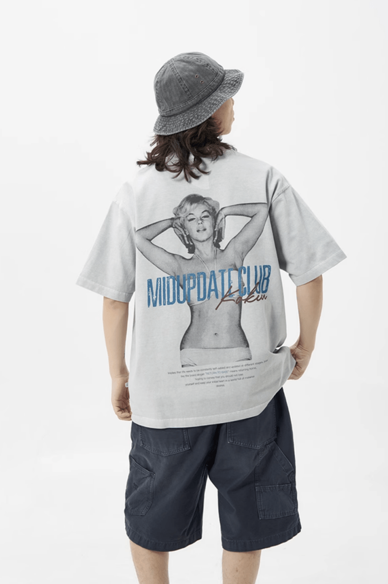 インクジェットバックプリントTシャツ / Inkjet Back Print T-shirt N5516 - ファッション通販NNine（ナイン）