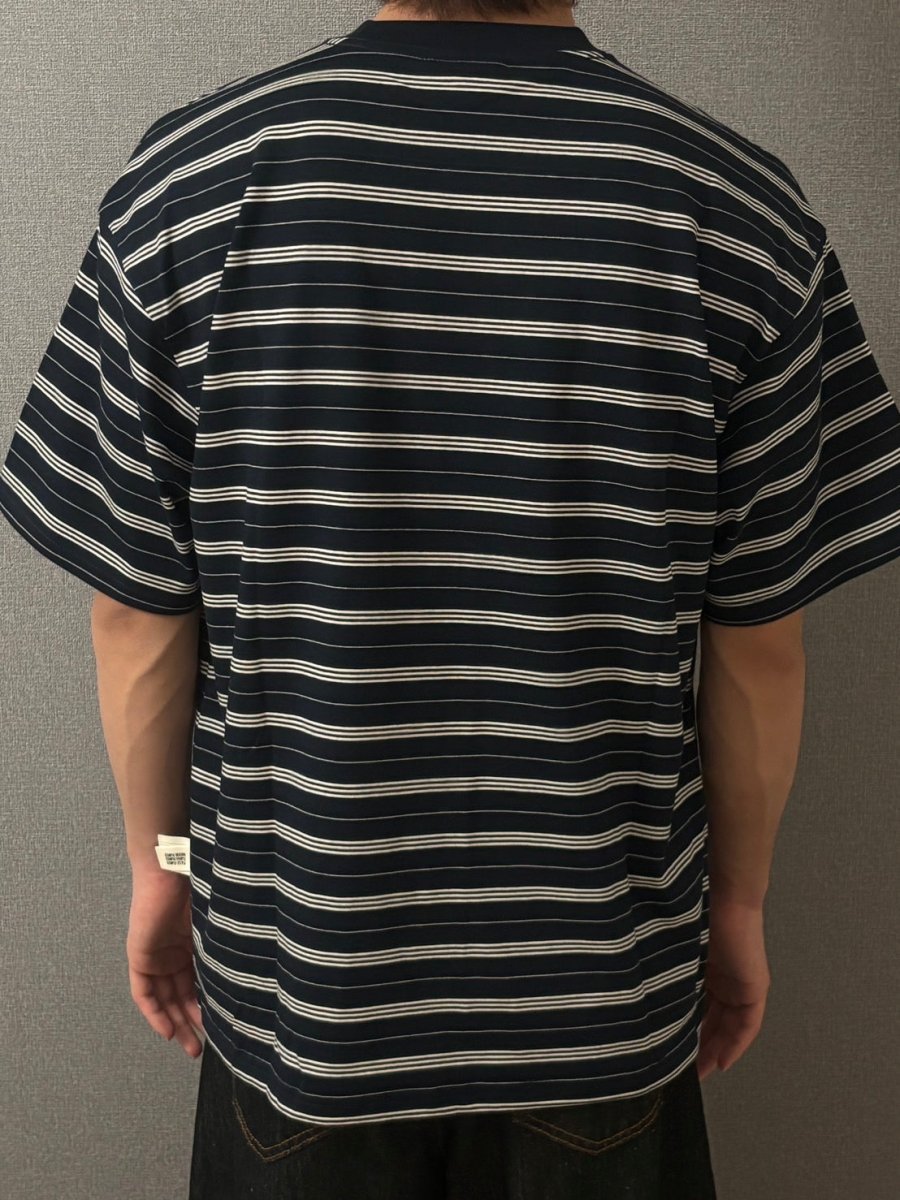 マルチボーダー・ビッグシルエットTシャツ MK003 - ファッション通販NNine（ナイン）