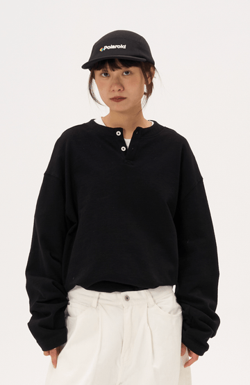 リラックスフィット・ヘンリーネックロンT N5633