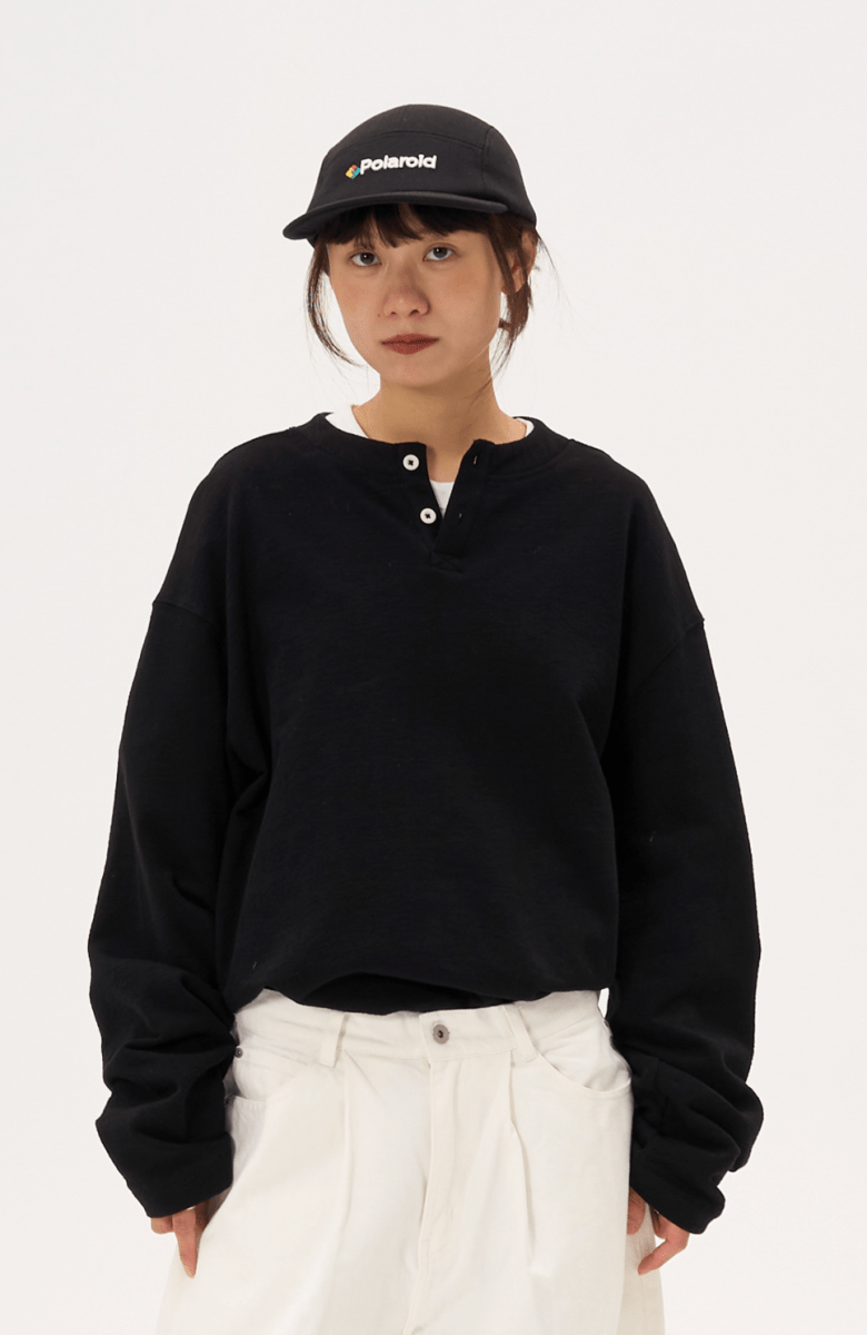 リラックスフィット・ヘンリーネックロンT N5633 - ファッション通販NNine（ナイン）