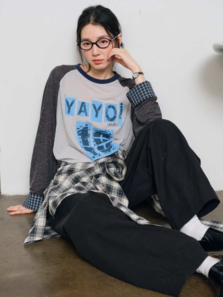 リネン混 スノーテクスチャー ラグランTシャツ N6936 - ファッション通販NNine（ナイン）