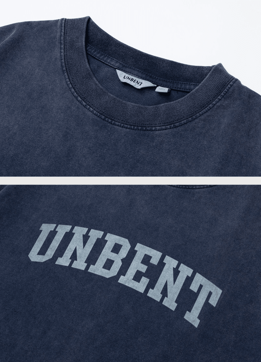 ガーメントウォッシュ カレッジロゴ ルーズTシャツ　N6970 - ファッション通販NNine（ナイン）